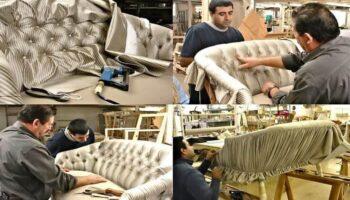 What are the different types of furniture upholstery options
